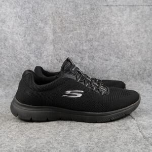 Skechers Shoes Womens 8.5 Slip On Sneaker Summit Athletic Comfort Bungee Black